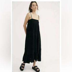 Free people santorini black maxi dress